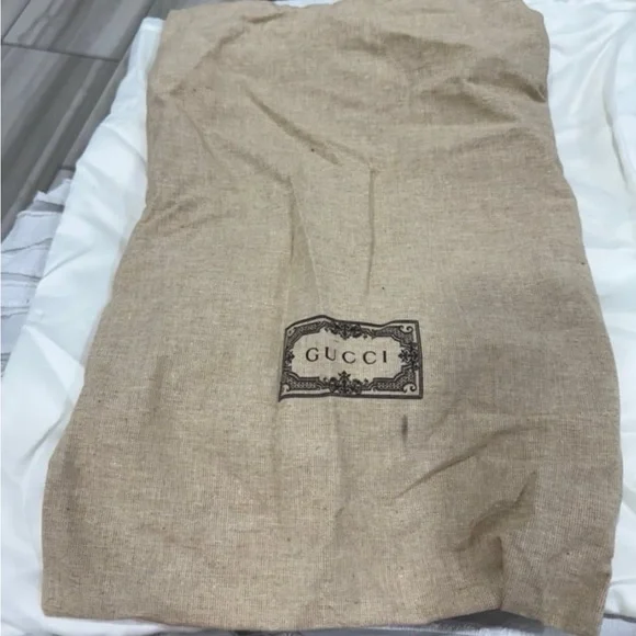 Gucci Brown and Gold Espadrille Flats with GG Monogram - Picture 9 of 9